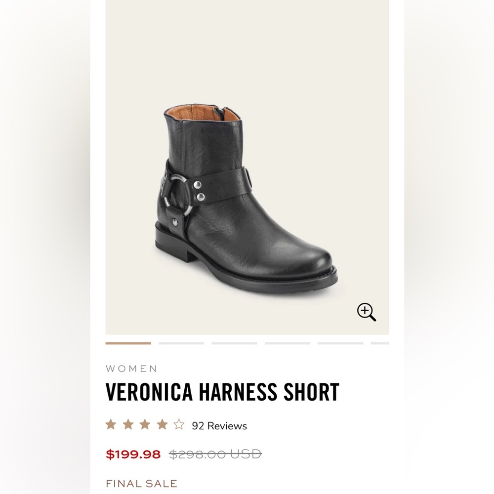 Frye Veronica Harness Short Boot